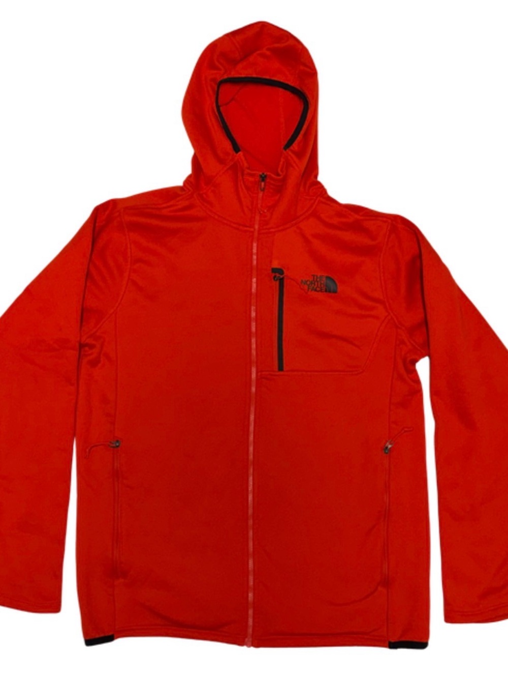 The North Face Men’s Bright Red Hooded Performance Jacket